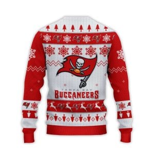 2025 Buccaneers Football Reindeer Christmas Ugly Sweater2
