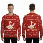 2025 Overstimulated But Festive Ugly Christmas Sweater