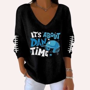 Lions It's About Dan Time Waffle Long Sleeve T-Shirt 1 Lions Its About Dan Time Waffle Long Sleeve T Shirt1