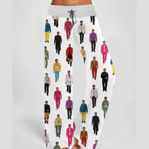 Pascal Celebrity Contrast Wide Leg Pants1