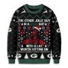 Packers Deadpool The Other Jolly Guy In A Green Suit Christmas Ugly Sweater
