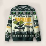Packers Grnch Merry Kissmyass Ugly Sweater