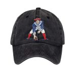 Pat Patriot Football Print Hat