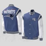 Patriots 2025 Rivalries Nor Easter Storm Blue Bomber Jacket