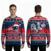 Patriots Go Pats 1960 Ugly Christmas Sweater