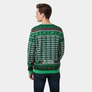 Gingerbread Ohh This Calls For A Spreadsheet Christmas Ugly Sweater2