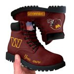 Personalized Commanders Football Leather Boots