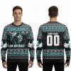 Personalized I Am Vengeance I Am The Night I Am A Eagle Ugly Sweater