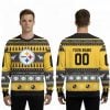 Personalized Steelers Football 2025 Ugly Christmas Sweater