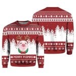Pig Merry Pigmas Ugly Sweater 2025 Christmas