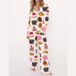 Plushies Bakery Silky Satin Pajama Set