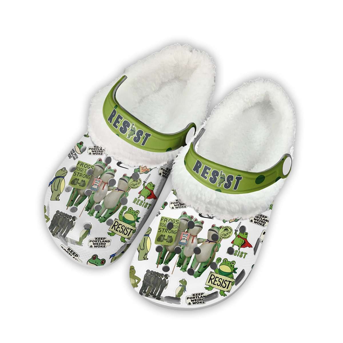 Portland Frog Resist Fleece Crocs Portland Frog Resist Fleece Crocs