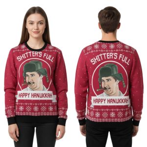2025 Eddie Griswold Shitter Full Happy Hanukkah Christmas Ugly Sweater 2 Eddie Griswold Shitter Full Happy Hanukkah Christmas Ugly Sweater2