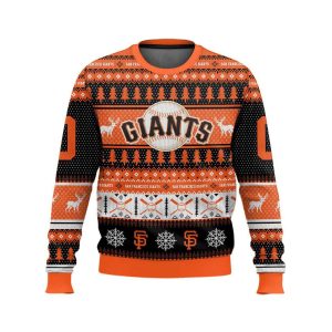 2025 Personalized Giants Ugly Christmas Sweater1