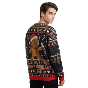 Gingerbread Men Have Many Problems Christmas Ugly Sweater2