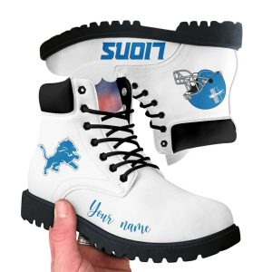 Personalized Lions Football Leather Boots3