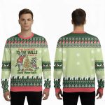 2025 Racoon I'm About To Deck These Halls Ugly Christmas Sweater