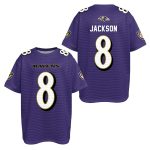 Ravens Lamar Jackson 8 Waffle T-shirt