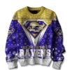 2025 Ravens Merry Super Christmas Ugly Sweater