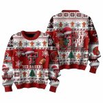 Red Raiders They Not Like Us Christmas Ugly Sweater