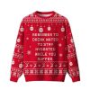 2025 Remember To Drink Water Ugly Christmas Sweater