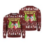 Ren And Stimpy Happy Happy Joy Joy Ugly Christmas Sweater