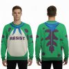 2025 Resist Frog Suit Ugly Christmas Sweater