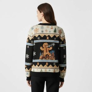 Gingerbread Monster Ugly Cardigan Sweatshirt1