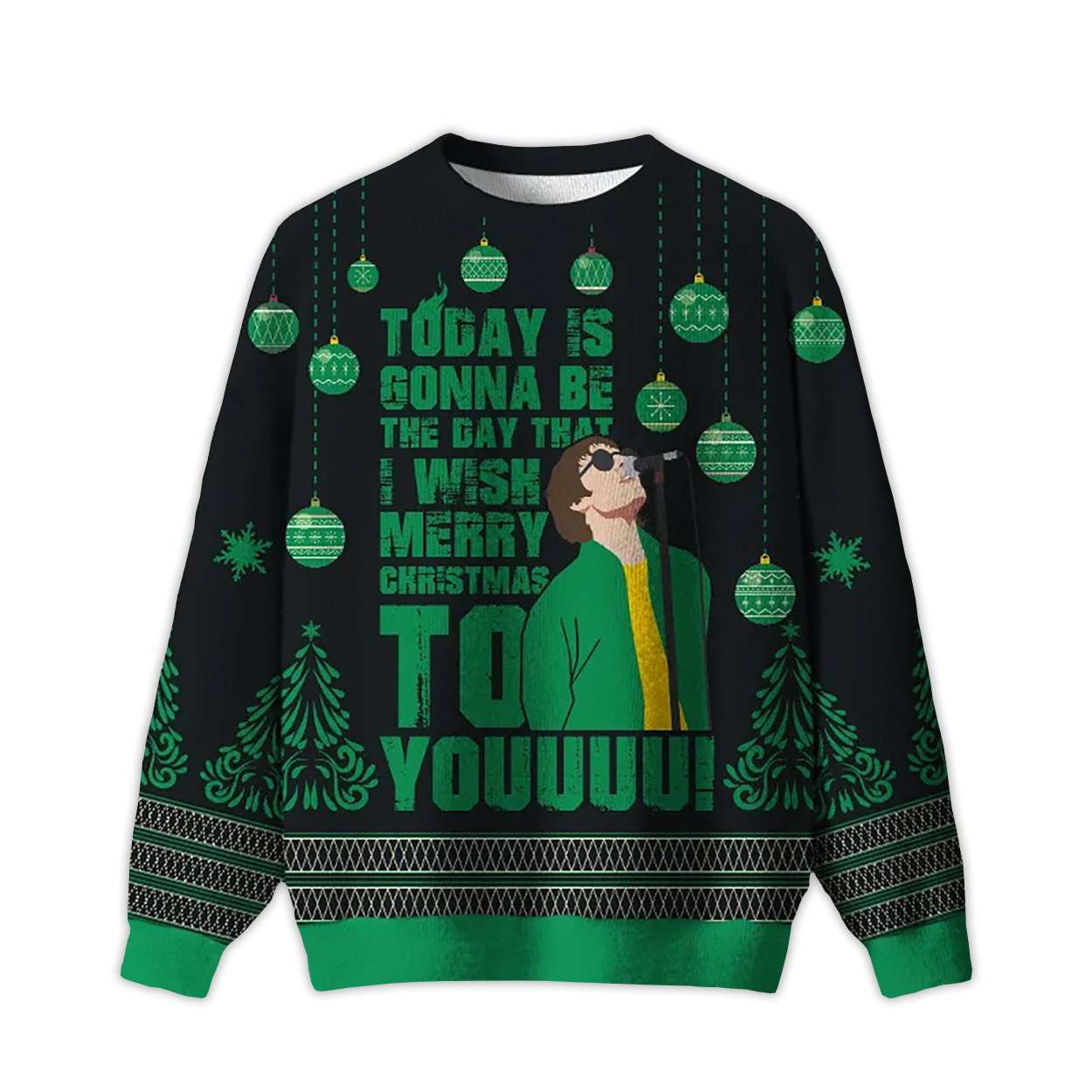Rockin Xmas Carol Ugly Christmas Sweater Rockin' Xmas Carol Ugly Christmas Sweater