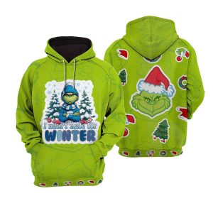 Grnch I Wasnt Made For Winter Hoodie Leggings1
