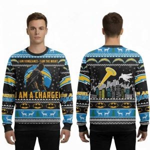 I Am Vengeance I Am The Night I Am A Charger Ugly Sweater