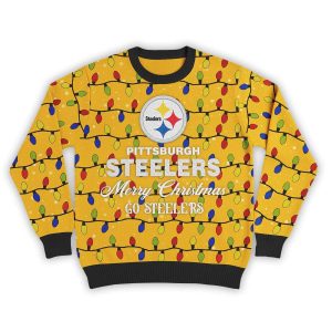 Merry Christmas Go Steelers Football Ugly Sweater