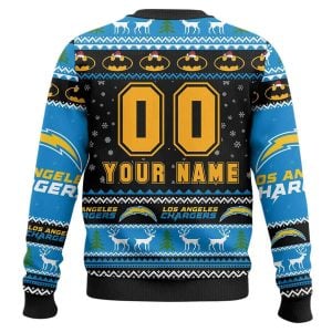 Personalized I Am Vengeance I Am The Night I Am A Charger Ugly Sweater2
