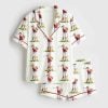 Santa Golfing Christmas Santa Love Golf Sports Pajama Set