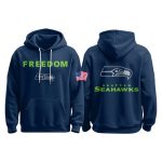 Seahawks Turning Point USA Freedom 2025 Hoodie