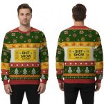 2025 Shit Show Ticket Vinyl Ugly Christmas Sweater