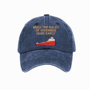 Edmund Fitzgerald When The Gales Of November Come Early Hat