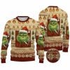 Smoking Grnch Marlboro Christmas Ugly Sweater