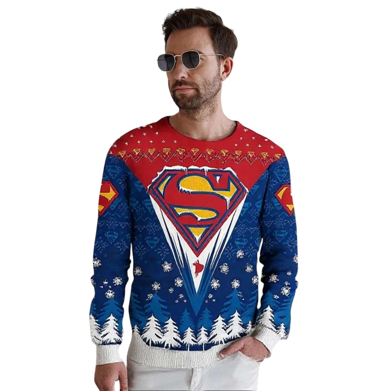 Super Winter Wonderland Ugly Christmas Sweater Super Winter Wonderland Ugly Christmas Sweater
