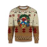 Superhero Spider Man Ugly Christmas Sweater