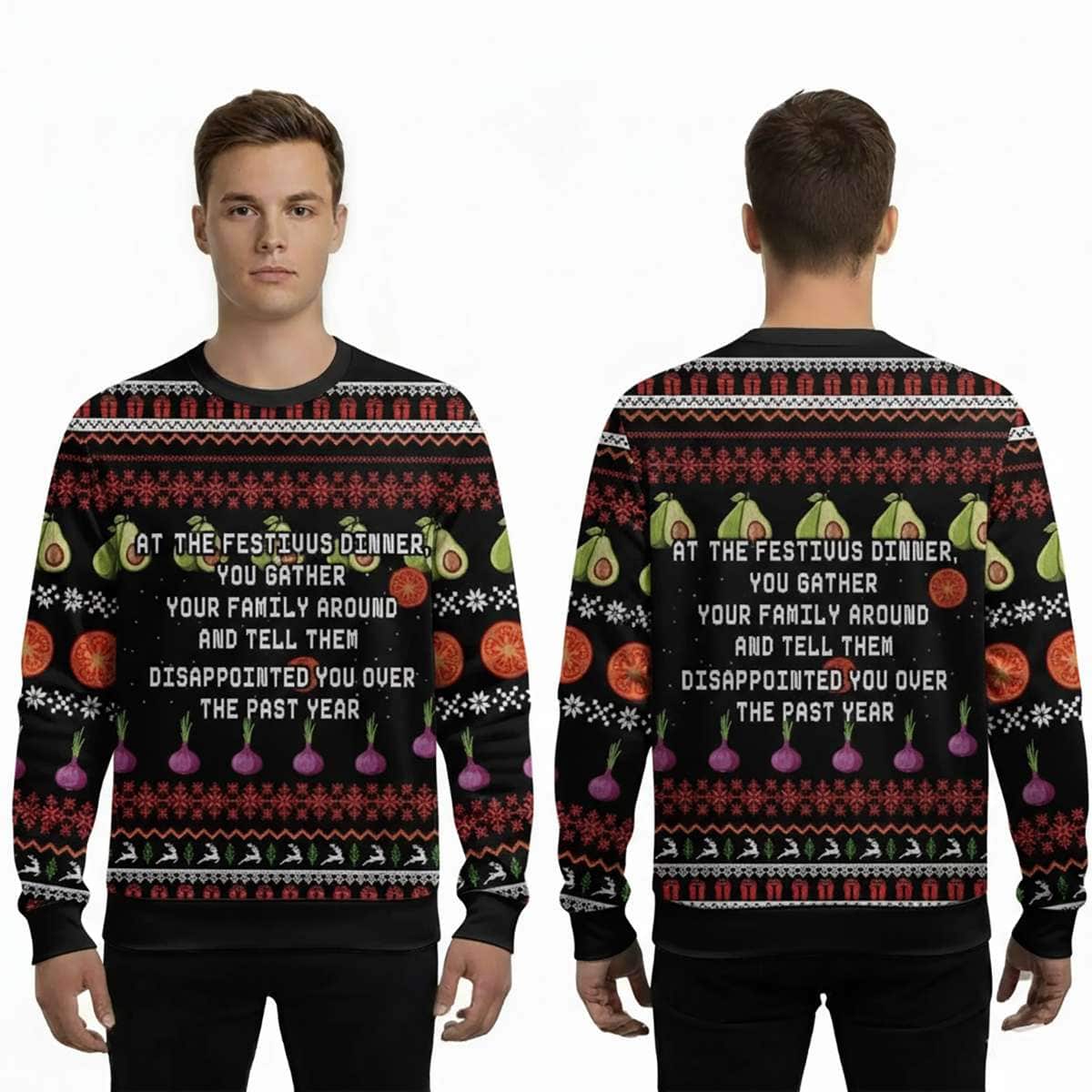 At The Festivus Dinner Ugly Christmas Sweater At The Festivus Dinner Ugly Christmas Sweater