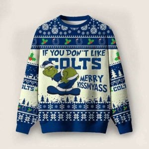 Colts Grnch Merry Kissmyass Ugly Sweater
