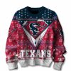 2025 Texans Merry Super Christmas Ugly Sweater