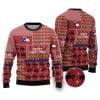 2025 Texas Map Merry Christmas Ugly Christmas Sweater Xmas Holiday Patterns