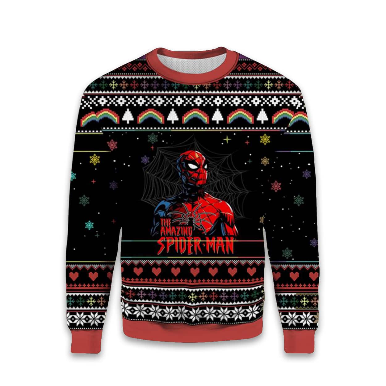 The Amazing Spider Man Ugly Christmas Sweater The Amazing Spider Man Ugly Christmas Sweater