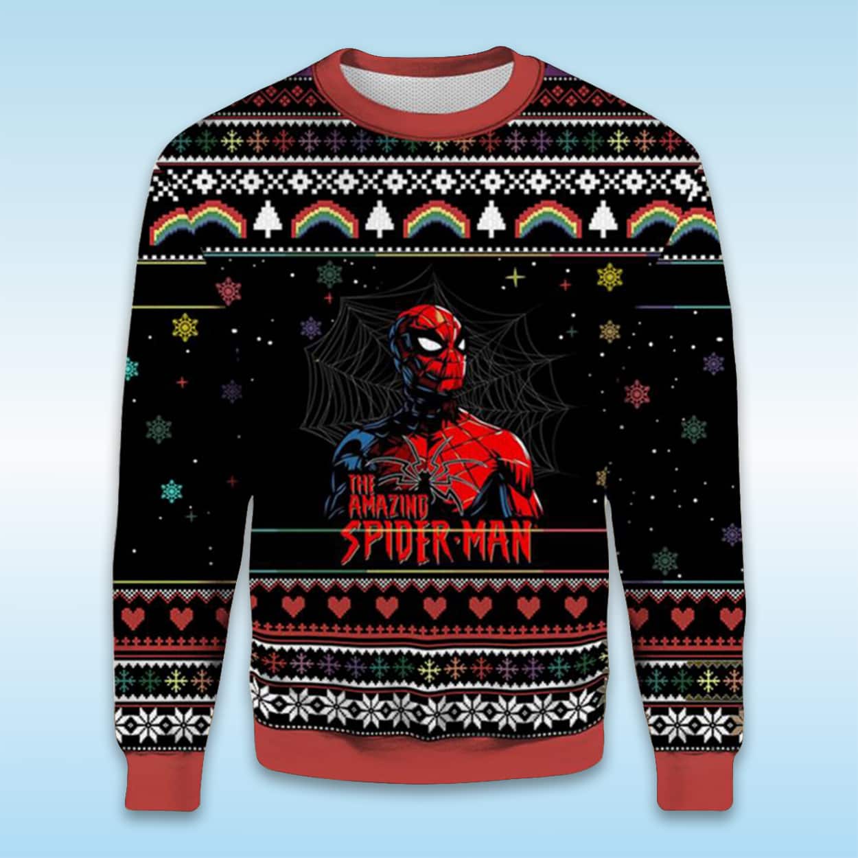 The Amazing Spider Man Ugly Christmas Sweater The Amazing Spider Man Ugly Christmas Sweater