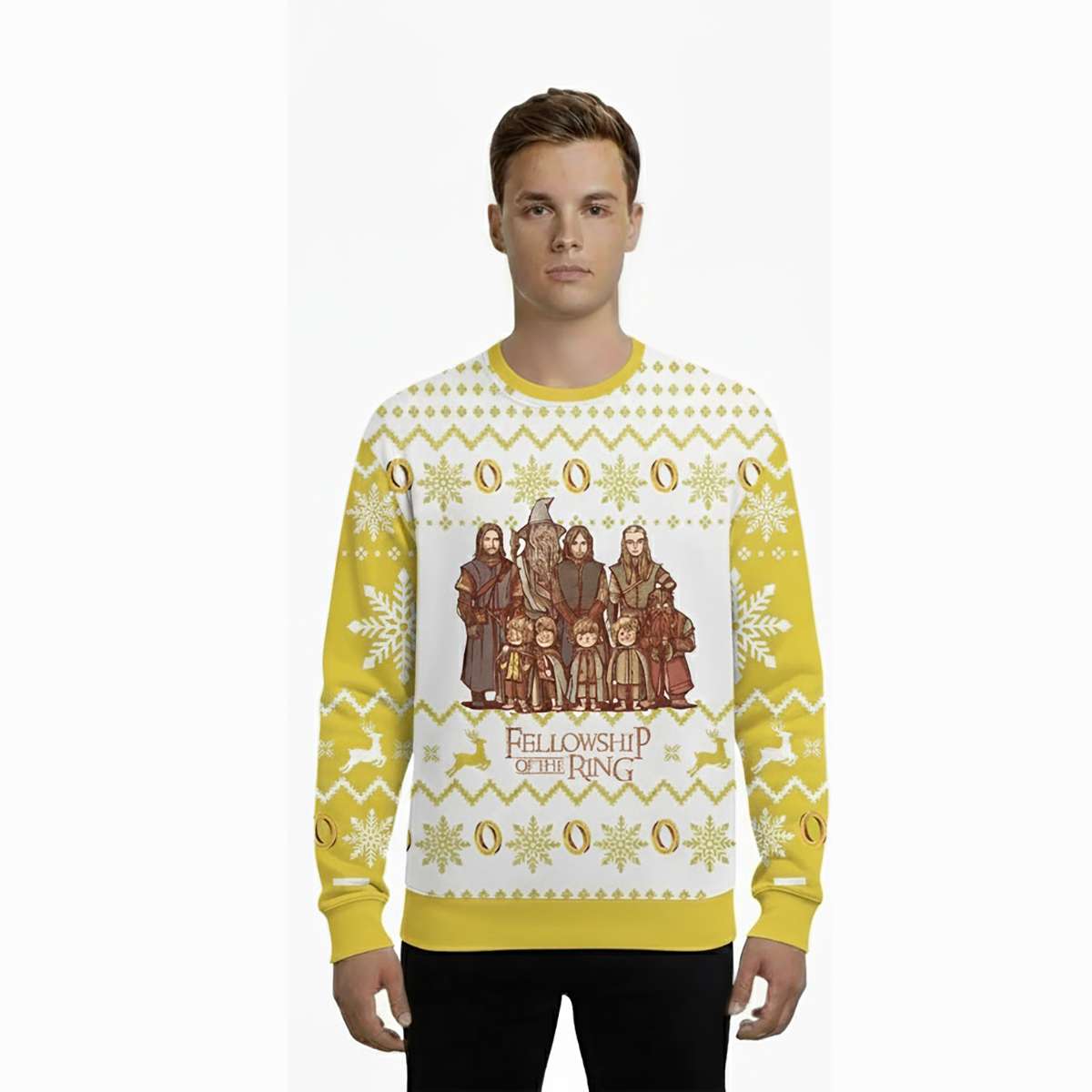 2025 The Lord Of The Rings Fellowship Of The Ring Ugly Christmas Sweater 2025 The Lord Of The Rings Fellowship Of The Ring Ugly Christmas Sweater