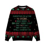 2025 The Office Is Still Under Water Ugly Christmas Sweater