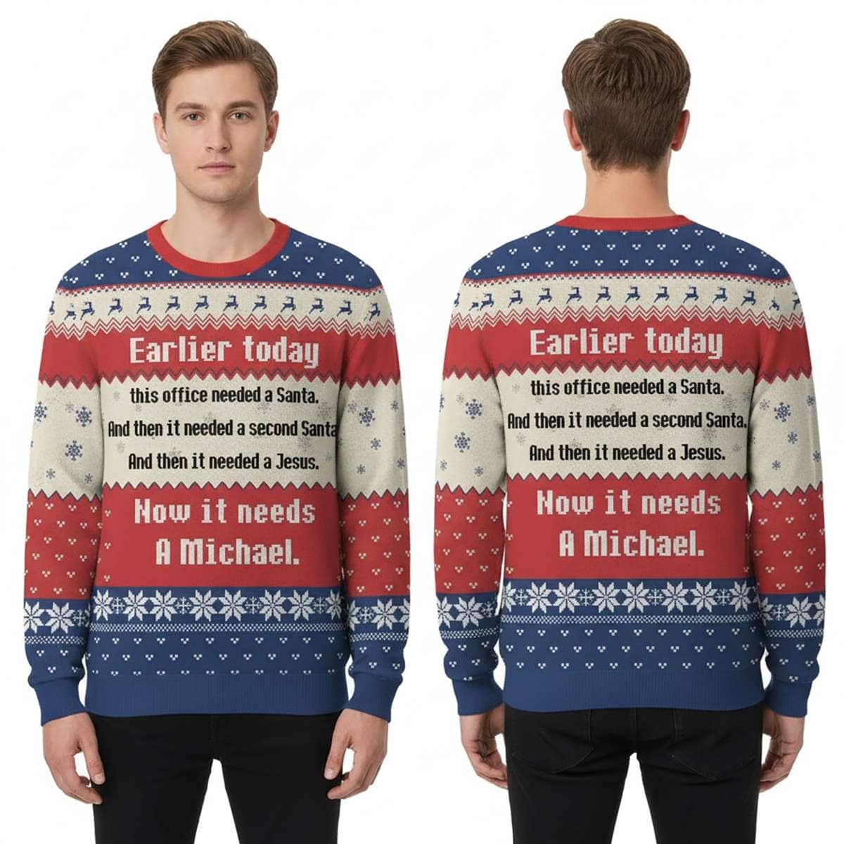 This Office Needed A Santa Ugly Christmas Sweater This Office Needed A Santa Ugly Christmas Sweater