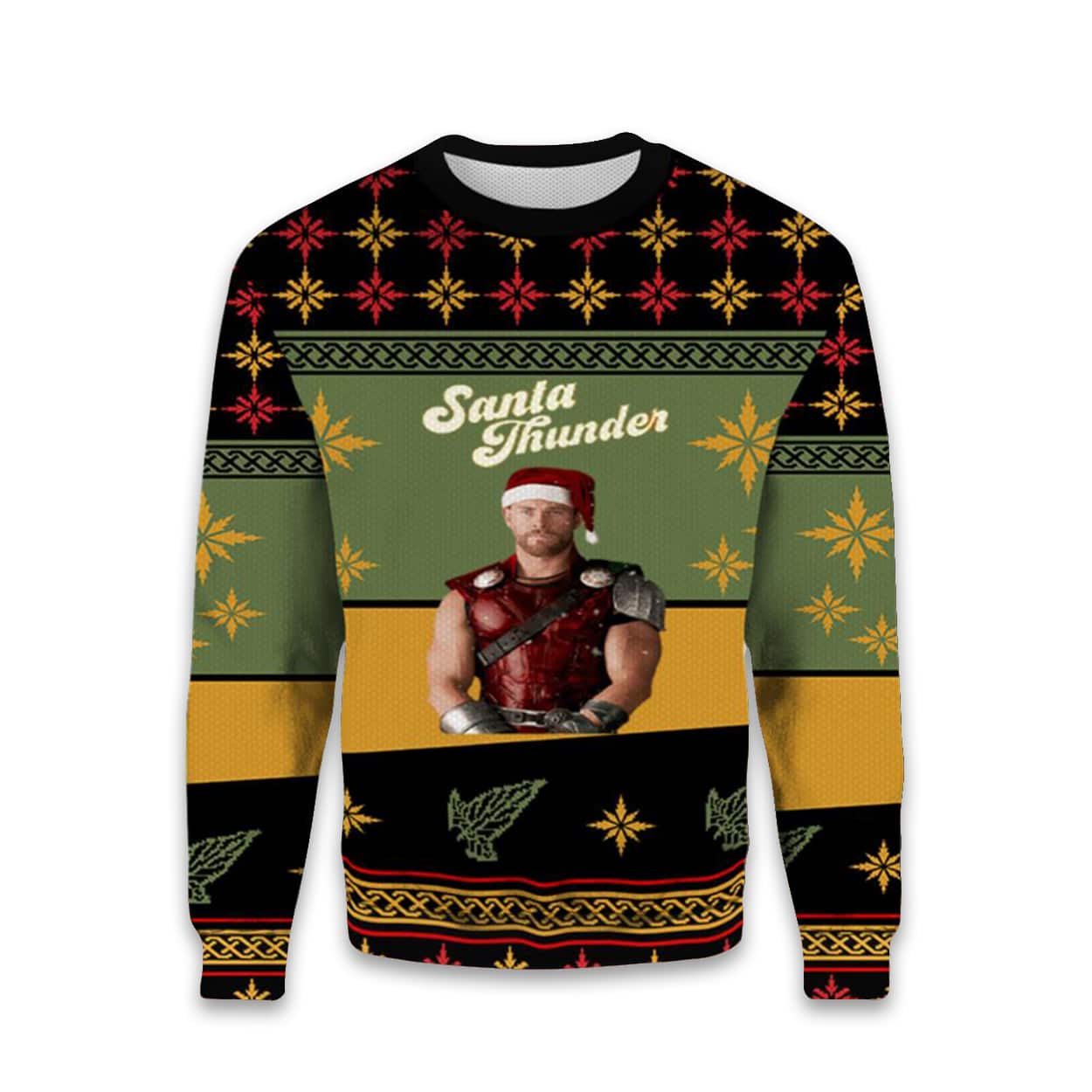 Thor Santa Thunder Marvel Ugly Christmas Sweater Thor Santa Thunder Marvel Ugly Christmas Sweater